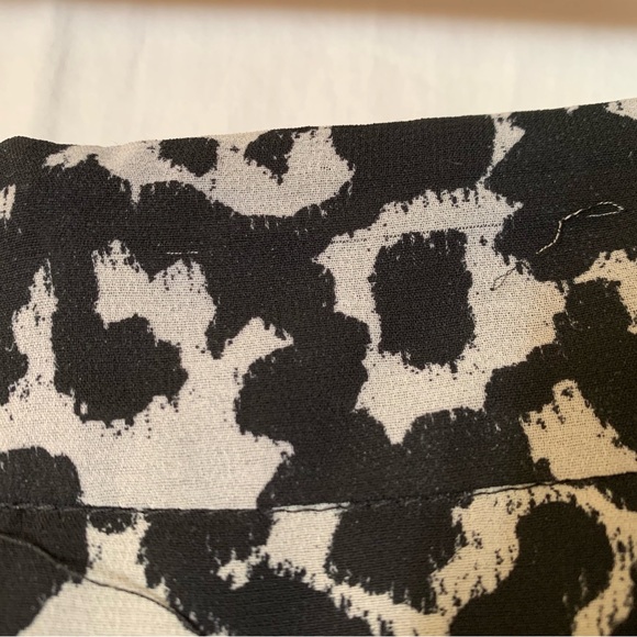 Mexx black and off-white abstract patterned skirt, size EU 42 - Picture 3 of 8